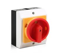 Interruttore principale 25 A, interruttore rotativo: WIYETY 4 poli, interruttore di riparazione con alloggiamento separazione dell'alimentazione, funzionamento shutdown, interruttore girevole per