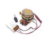 Interruttore principale di alimentazione elettromagnetica for auto 300A100A12V24V relè di controllo remoto anti-perdite di spegnimento della batteria contatto in argento(100A 24V with remote control)