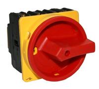 Interruttore principale Interruttore principale Interruttore automatico 16A, IP 65, 4 poli Versione per montaggio a pannello Montaggio frontale, in dimensioni compatte