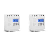 Interruttore programmabile TIMER trifase 380V 415V 2X con retroilluminazione