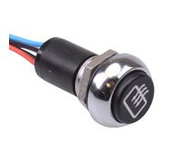 Interruttore Pulsante 12mm Momentaneo Illuminato SPST per Lunotto Riscaldato