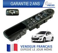 Interruttore Pulsante Alzacristalli + Retro Peugeot 207 5 Porte 2006-2014 6490EH