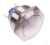 Interruttore Pulsante Antivandalo Inox 22mm Switch Electronics 2A SPST