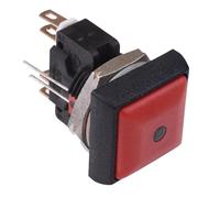 Interruttore Pulsante APEM Serie IR 16mm Momentaneo 5A Impermeabile IP67
