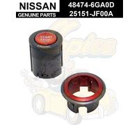 Interruttore pulsante avviamento originale Nissan GTR e cover Nismo a 370Z