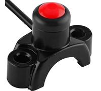 Interruttore Pulsante Start/Stop per Manubrio Moto - Kill Switch CNC in Alluminio, IP67, Adatto Bike, ATV e Quad (22 mm)