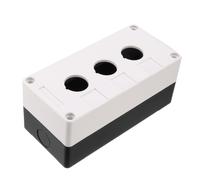 Interruttore pulsante stazione controllo casella22mm 3 foro pulsante impermeabil