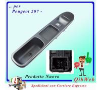 Interruttore Pulsantiera Alzavetro dx destro passegero Peugeot 207 6554.QL