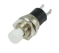 Interruttore Push Button Mini Momentaneo Bianco Off(On) SPST