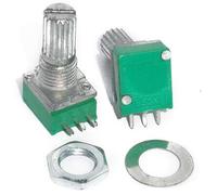 Interruttore R097N Potenziometro a 3 pin B50 B10 con interruttore Amplificatore di potenza audio tenuta Lunghezza impugnatura 15MM 5 10 20(B5K)