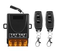 Interruttore radiocomandato AC 220 V-230 V con ricevitore relè da 30 A e 2 trasmettitori di controllo radio, ideale per luci, pompe, elettrodomestici, irrigazione e dispositivi elettrici