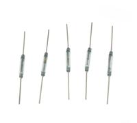 Interruttore Reed 14 mm N/O 10 pezzi tubo di vetro contatto magnetico | 10 pezzi N/O per tipo, lunghezza vetro 14 mm, ideale per progetti IoT, per controllo Arduino, costruzione compatta