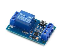 Interruttore relè bistabile a chiave singola, avvio e arresto con una chiave, autobloccante, controllo microcomputer a chip singolo 51 1 pz(5 Pcs,5V)