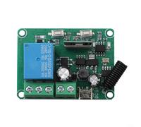 Interruttore relè, compatibile con Tuya per zigbee 12 V/24 V modulo interruttore di automazione domestica intelligente per sistema di controllo domestico intelligente (Zigbee-1ch)