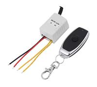 Interruttore Relè DC, Rele 9V Comando Distanza DC 4V 5V 6V 7.4V 9V 12V Interruttore Relè Ricevitore e Trasmettitore con Interruttore a Chiave Singola, Relè con Telecomando 12V DC