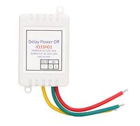 Interruttore relè Temporizzato Regolabile, Indicatore LED con 16 modalità di Ritardo, Installazione Semplice, Uscita a 1 Canale 110-220 V, per il Controllo di Lampade a (Con