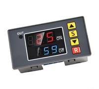 Interruttore relè temporizzatore digitale per sistemi DC 12 V, modulo di ritardo programmabile con doppio display a LED per vari carichi