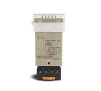 Interruttore relè timer programmabile LED digitale DH48S-1Z 0.01S-99H99M Base presa AC/DC 12V 24V 36V 110V 220V 380V Timer di ritardo 1 pz(AC110V)