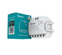 Interruttore relè wifi per Automazione Domestica, SONOFF DUAL R3 2-Gang 2-Way Smart Interruttore Wi-Fi Sostieni Alexa e Siri, Misurazione della potenza,apricancello controllo di tapparelle