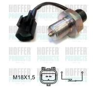 Interruttore retromarcia rettangolare 3600074 HOFFER per KIA HYUNDAI