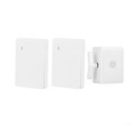 Interruttore Robot Pusher RF Telecomando Interruttore Della Luce per Pulsante Intelligente | Dito Wireless Per Bot Controller per Luci dal Letto | 100 Giorni in Standby | Bianco | 51x54mm