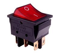 Interruttore Rocer Switch 6 Pin ON-ON Latching 2 posizioni DPDT CQC UL AC 15A/250V con interruttore Light Boat