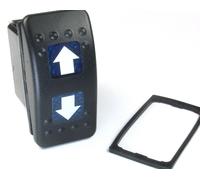 Interruttore Rocker Illuminato Blu SPDT(ON)OFF(ON)12v 20A Frecce Su/Giù