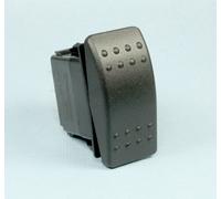 Interruttore Rocker MOMENTARY DPDT Carling, 20A 12VDC, (ON) OFF (ON)