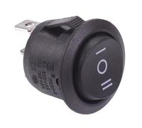 Interruttore Rocker Rotondo Momentaneo On-Off-(On) SPDT 10A 250VAC