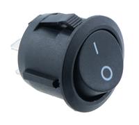 Interruttore Rocker Rotondo Rettangolare On/Off SPST 12V Copertura Impermeabile