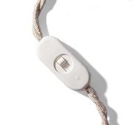 Interruttore Rompifilo Unipolare a cursore. Design by Achille Castiglioni - Bianco