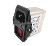Interruttore Rosso con Filtro Presa Luce CW2B-06A-T CW2C-6A 10A Anti-Interferenza(CW2C 06A T large switch)