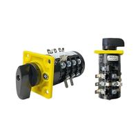 Interruttore rotante a 3 posizioni HZ5B-20/4DG, 4 poli, 20 A, selettore for interruttori a camme for motoriduttori, produttore 1 pezzo