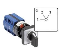 Interruttore rotativo 10 a 2 x 60 grigio nero kraus naimer cg4 a230-600 fs2 1