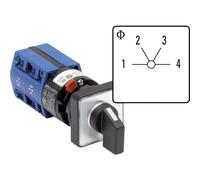 Interruttore rotativo 10 A 3 x 60 ° Grigio, Nero Kraus & Naimer CG4.A231.FS2 1