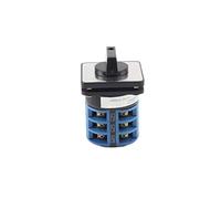 Interruttore rotativo 3 posizioni 690V 63A 2 poli 8 terminali YMW26-63/2 Interruttore universale Commutatore Cam Interruttore principale Contatto argento