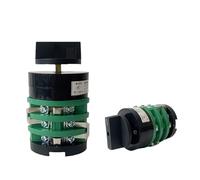 Interruttore rotativo a 8 posizioni for saldatrice, interruttori a camme AC50Hz 32A, 3 poli, verde, commutatore universale, saldatrice