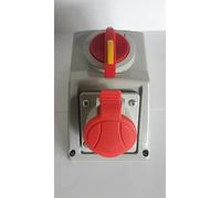 Interruttore rotativo CEE rosso Socket 32A 5 pin 3 fase 415V IP54