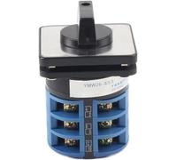 interruttore rotativo, Interruttore universale YMW26-63/2 a 3 posizioni, 690 V, 63 A, 2 poli