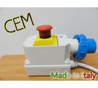 Interruttore salvamotore monofase per betoniera macchine edili sega 6,3 - 10 A