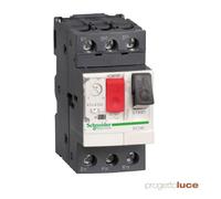 Interruttore Salvamotore Telemecanique 4/6,3A 2,5 moduli GV2ME10