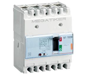 Interruttore scatolato Bticino Megatiker magnetotermico 125A T714B125