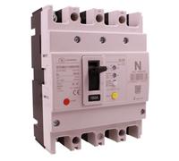 Interruttore Scatolato con Differenziale Tipo A 160A, MCCB ELCB 3P+N, Icu 35kA Ics 25kA, AC 400V, Idn Regolabile 50/100/300/500mA, Ritardo di Intervento Regolabile 0,1-2S, Ui 1000V Uimp 8kV, GYCM8LY