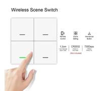 Interruttore Scena Smart 4Gang con 12 Modalità per Tuya Per Zigbee Uso Smart Ho