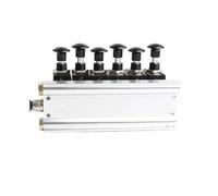 Interruttore scorrevole Valvola scorrevole manuale, Valvole solenoidi 4R210-08 2F-10F Manuale a 2 vie 5 posizioni Push Pull Interruttore pneumatico Valvola direzionale Valvola a combinazione Manifold
