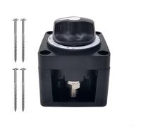 Interruttore selettore batteria di grado marino, isolatore a 4 posizioni per gestione doppia della batteria da 32 V DC in barche e camper