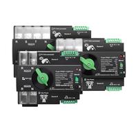 Interruttore Selettore Elettrico Automatico A Doppia Alimentazione, Trifase, 2P, 3P, 4P, 63A, 100A, 125A, 230V, DIN Rail, Senza Interruzione TOQ7(3P L N 220V-230V,63A)