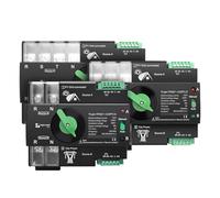 Interruttore Selettore Elettrico Automatico A Doppia Alimentazione, Trifase, 2P, 3P, 4P, 63A, 100A, 125A, 230V, DIN Rail, Senza Interruzione TOQ7(4P L N 220V-230V,63A)