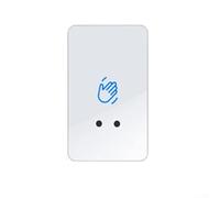 Interruttore sensore a infrarossi touchless per controllo automatico, ritardo temporale regolabile, materiale, per integrazione senza soluzione di continuità (bianco, 86 x 55 mm)