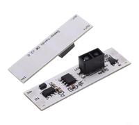 Interruttore sensore a onda manuale senza contatto per armadi di illuminazione a LED, controller con sensore di movimento a infrarossi 5V 12V 24V DC, per design bianco compatto (B)